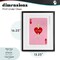 Stupell Industries King Of My Heart Sword Framed Print Under Glass, design by Amanda Greenwood